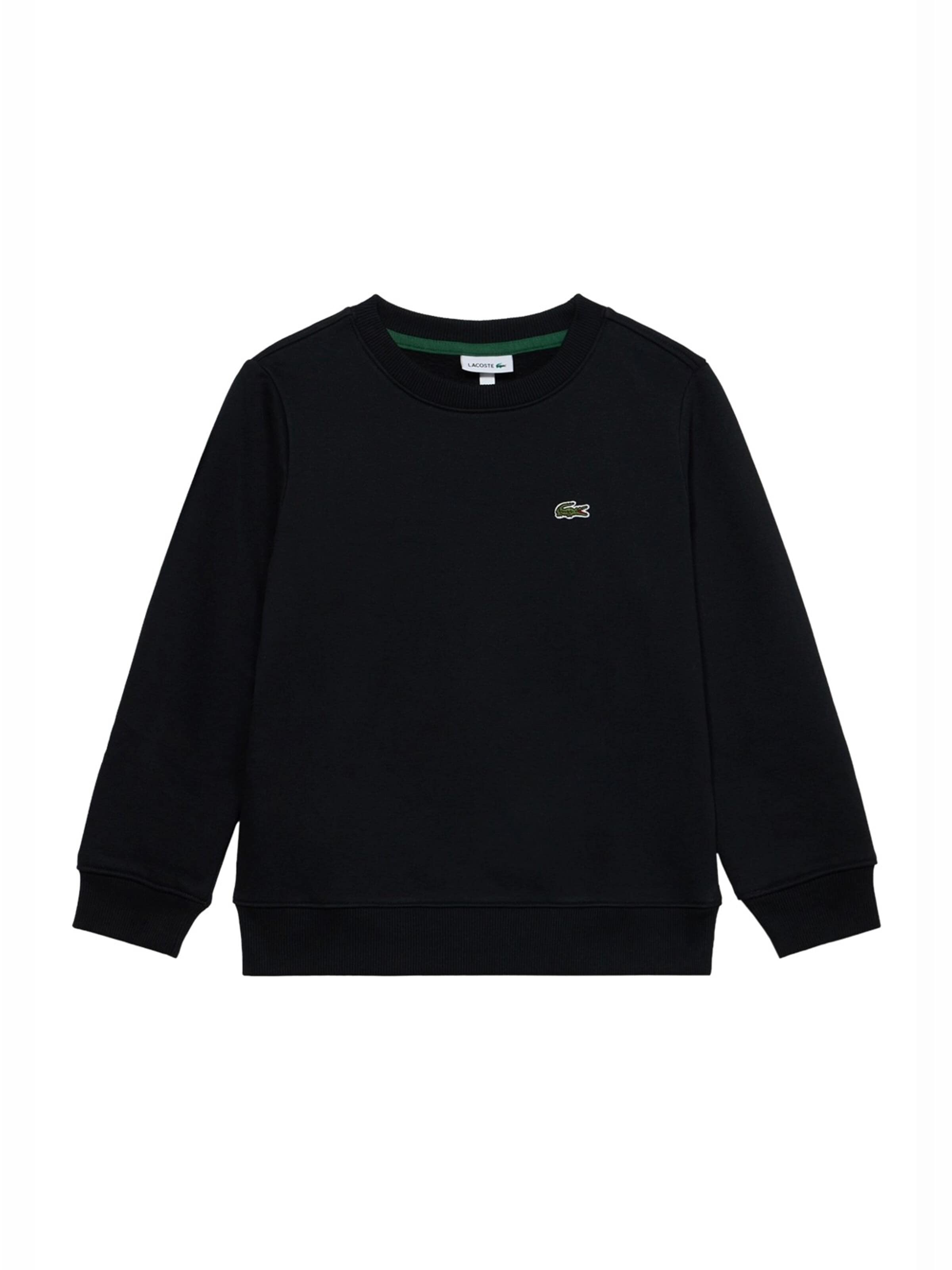 Sweat LACOSTE en noir : devant