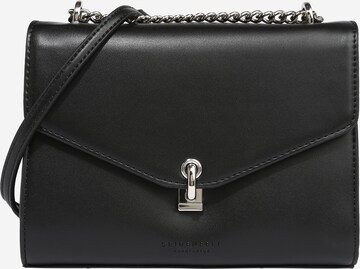 Seidenfelt Manufaktur Crossbody bag 'Kisa' in Black: front