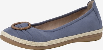 JANA Ballet Flats in Blue: front