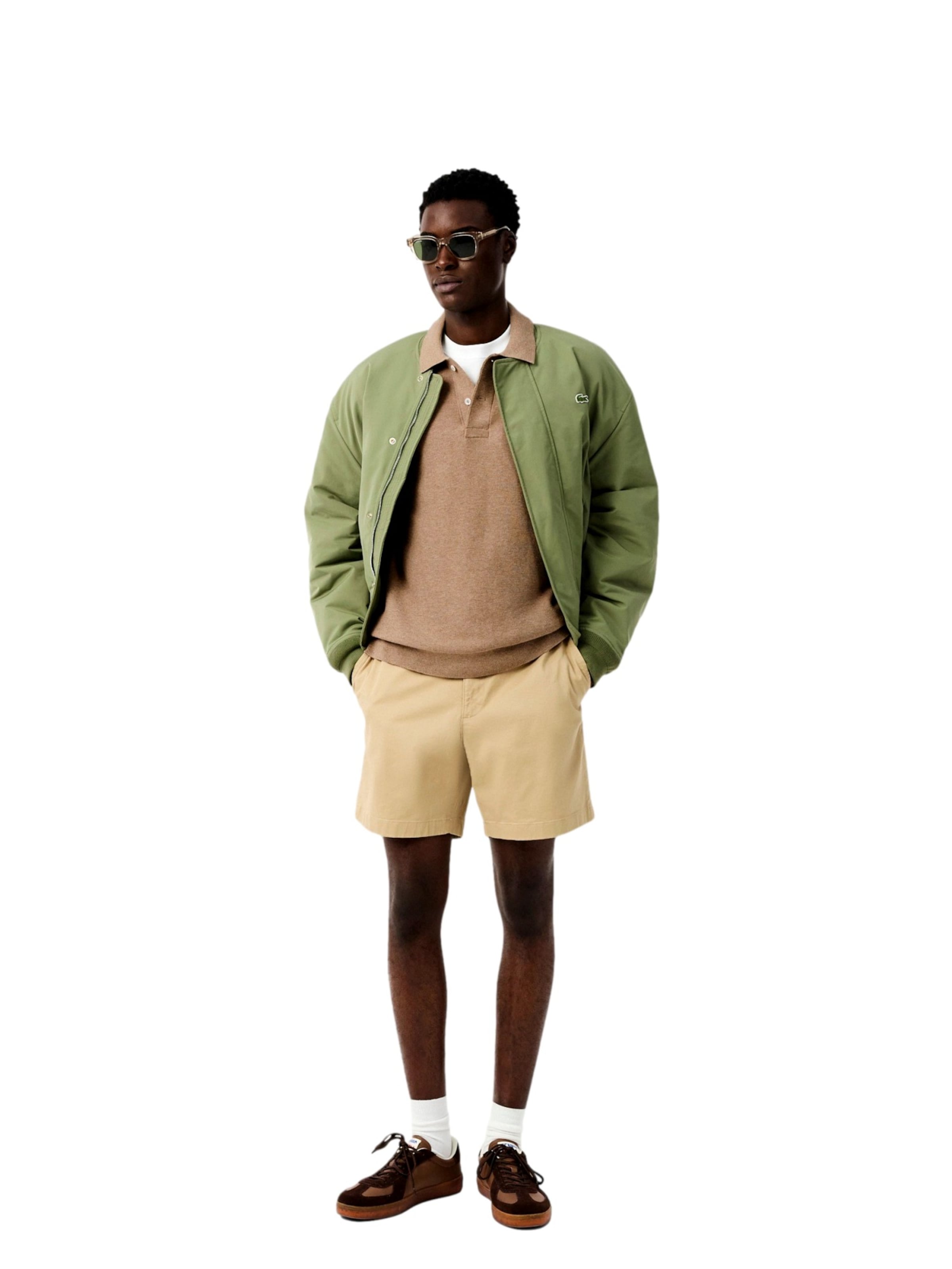 T-Shirt LACOSTE en marron