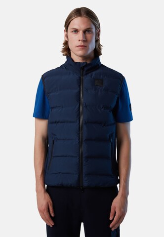 North Sails Vest 'North Tech' in Blue: front