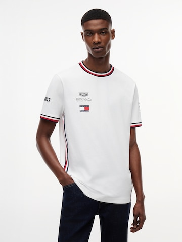 TOMMY HILFIGER Tričko 'Bottas Replica' - Biela: predná strana