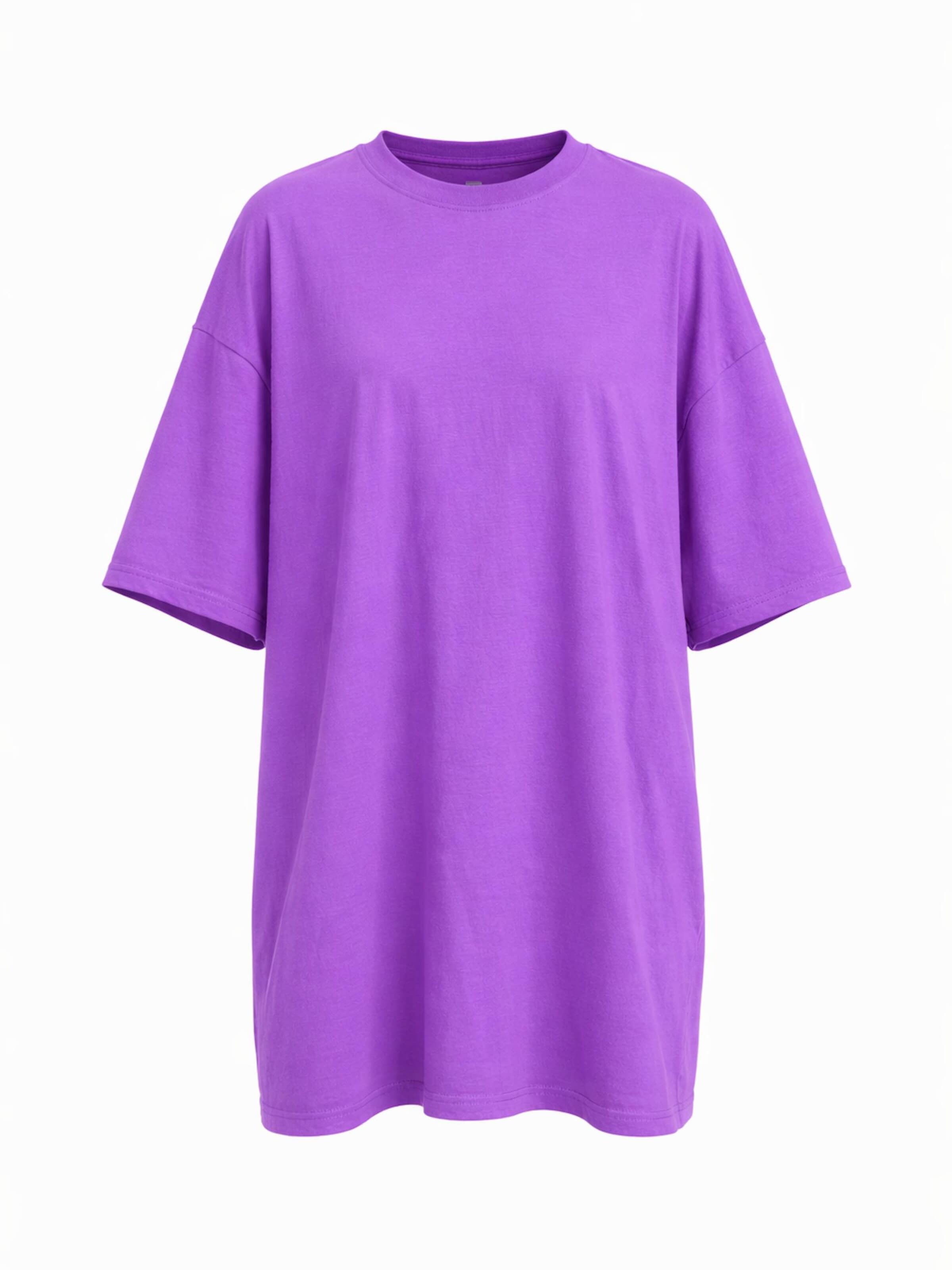 Worldclassca Oversized Shirt in Purple: front