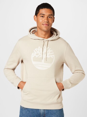 Sweat-shirt TIMBERLAND en beige : devant