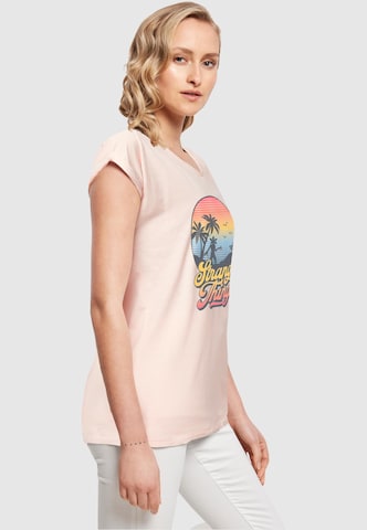 T-shirt 'Stranger Things - LA' ABSOLUTE CULT en rose
