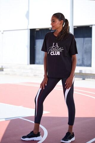 LASCANA ACTIVE Skinny Sportsbukser i sort