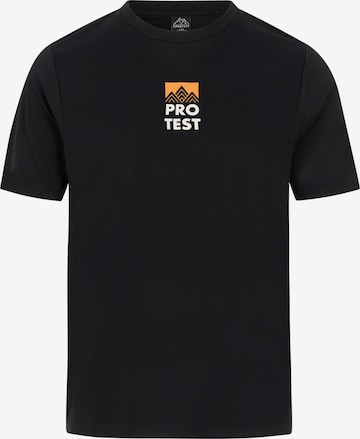 PROTEST Shirt 'PRTRhodan' in Schwarz: Vorderseite