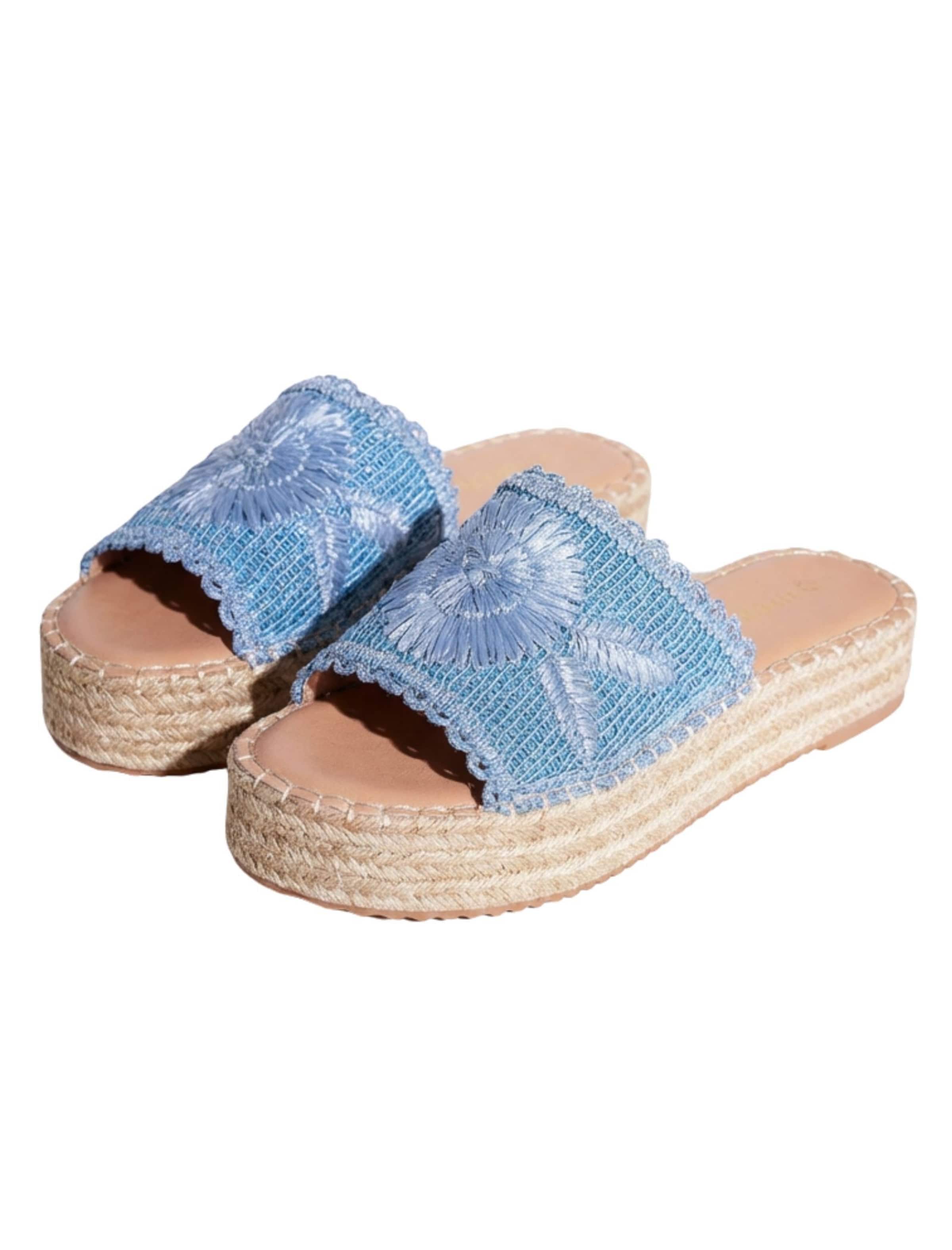 Zoccoletto di South Beach in blu