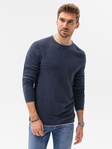Ombre Sweater 'E121' in Blue: front