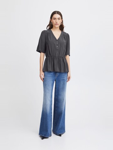Camicia da donna 'Cinoma' di ICHI in grigio