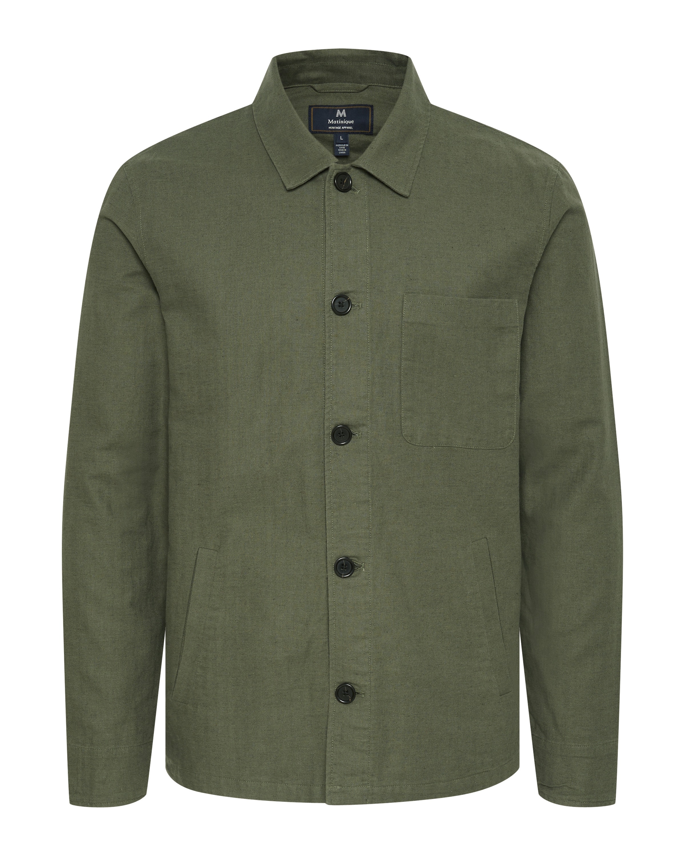 Matinique Overgangsjakke 'MAOrignal Heritage' i grøn: forside
