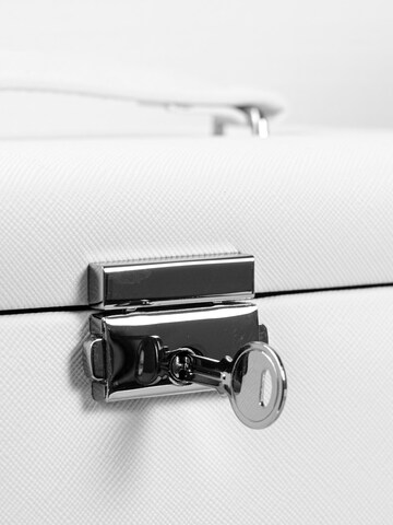 Boîte à bijoux 'JOLIE Schmuckkästchen - Kreuznarben Optik' Friedrich23 en blanc