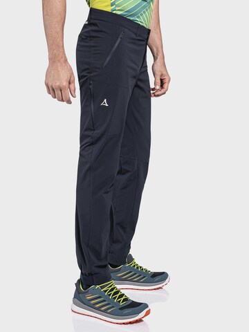 Schöffel Regular Outdoor trousers 'Hestad' in Blue