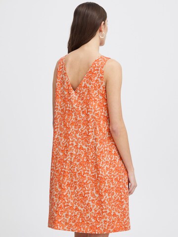 ICHI Kleid ' Aya ' in Orange