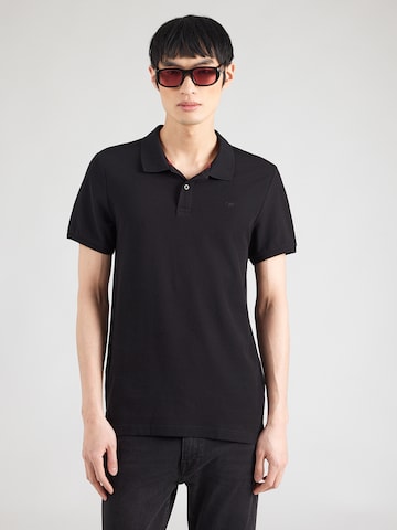 MUSTANG Тениска 'Pierre' в черно: отпред