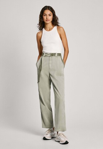 Pepe Jeans Loosefit Broek 'Aylin' in Groen