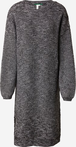 QS Knitted dress in Grey: front