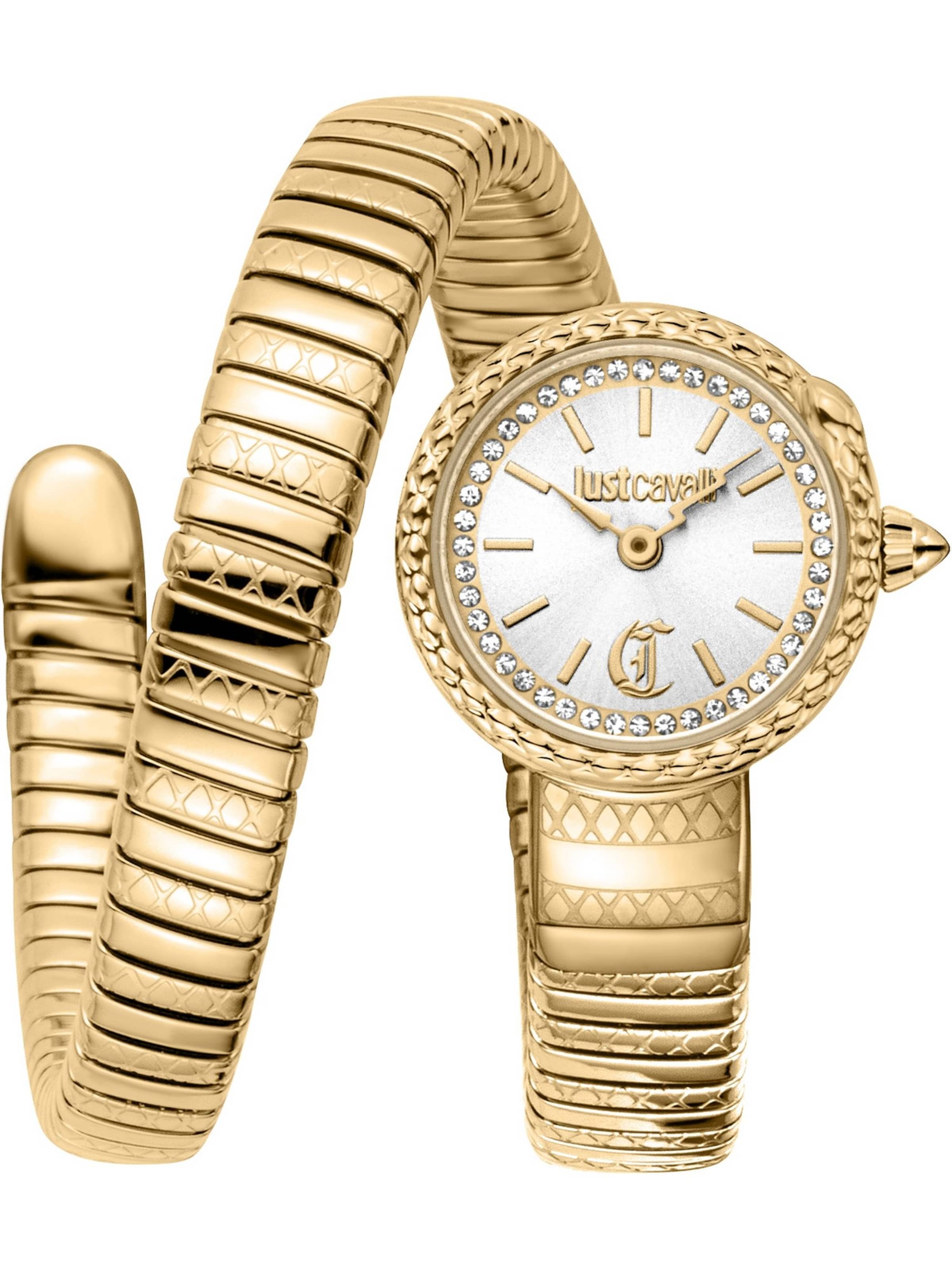 Just Cavalli Uhr in Gold: Vorderseite