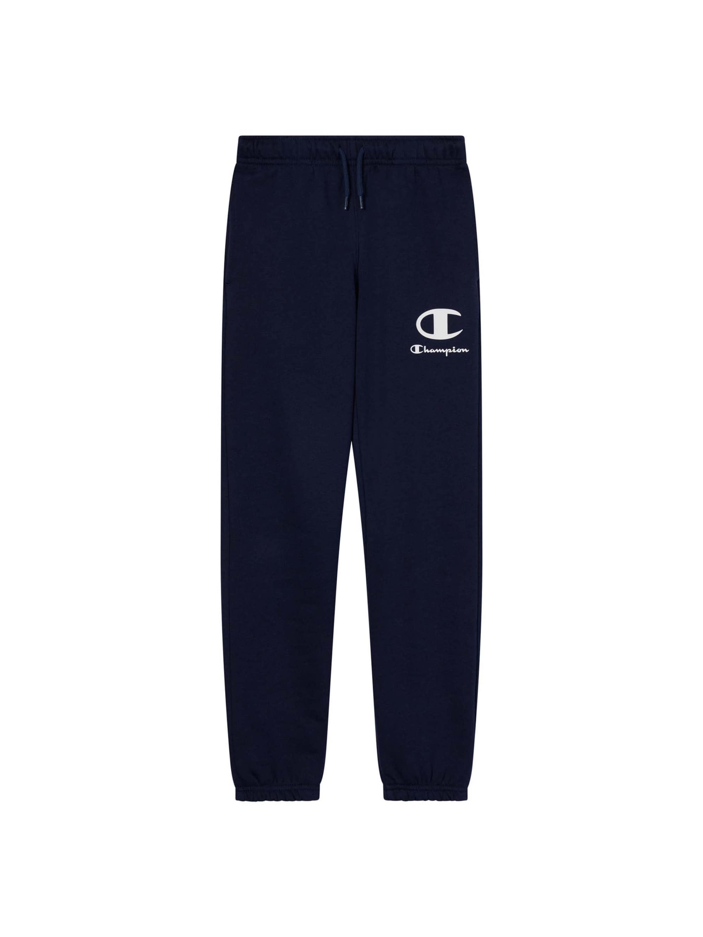 Effilé Pantalon de sport Champion Authentic Athletic Apparel en bleu : devant