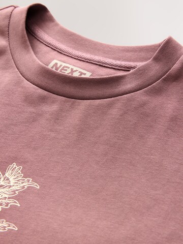 Next T-shirt i rosa