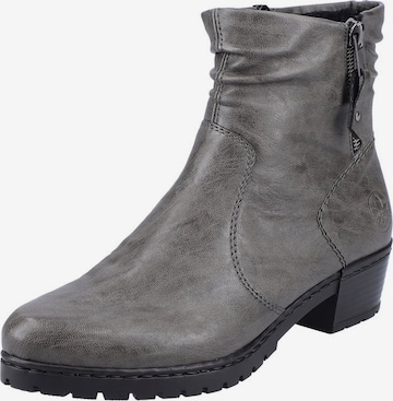 RIEKER Ankle Boots in Grau: front