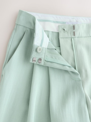 Next Wide Leg Hose in Grün