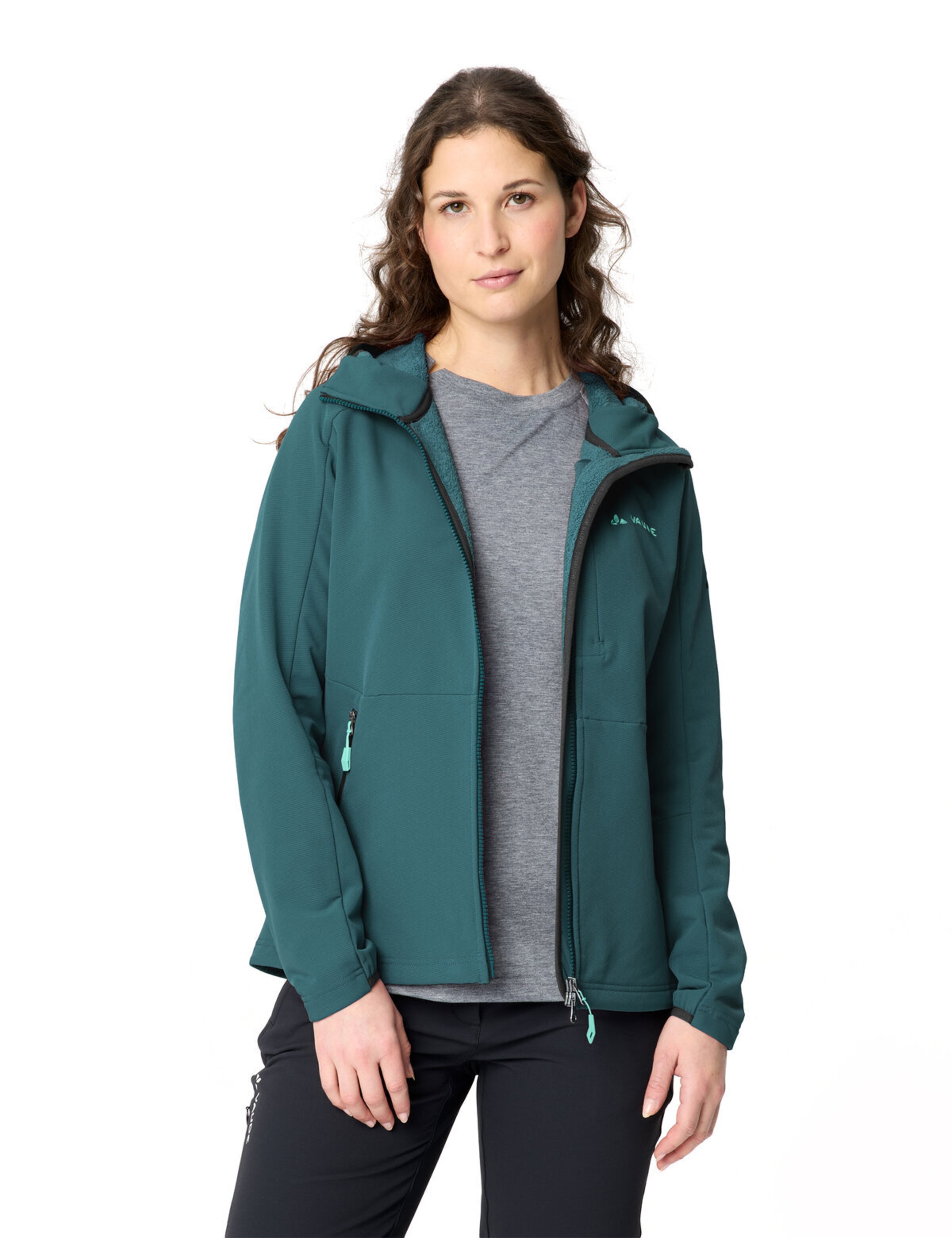 VAUDE Funktionsfleecejacke 'Elope' in Grün