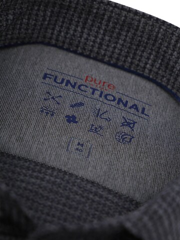 PURE Slim fit Button Up Shirt in Grey