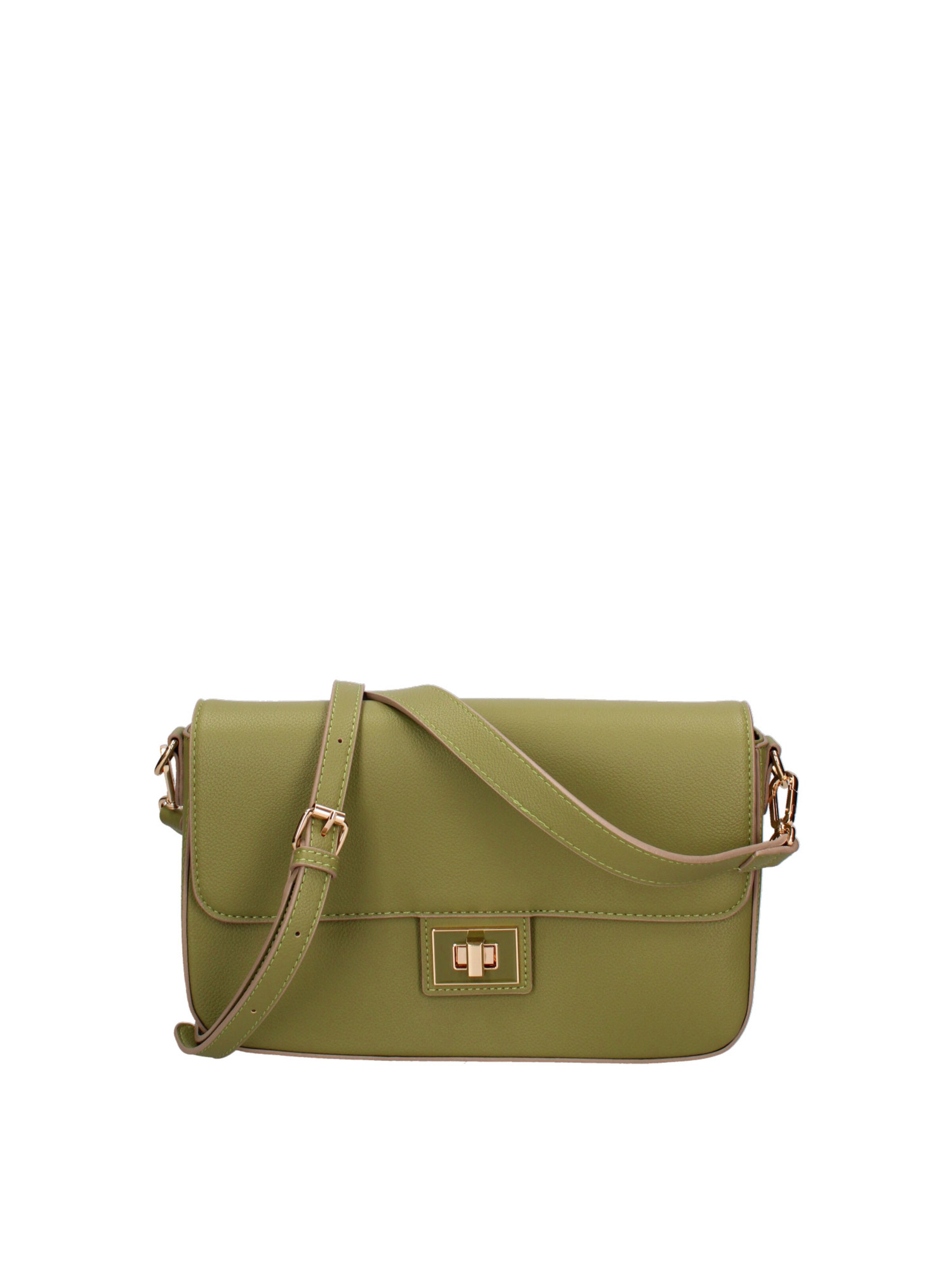 Borsa a spalla 'Borsa a Spalla Donna Amélie Ecopelle - Chiusura Girello' di Diana&Co. in verde