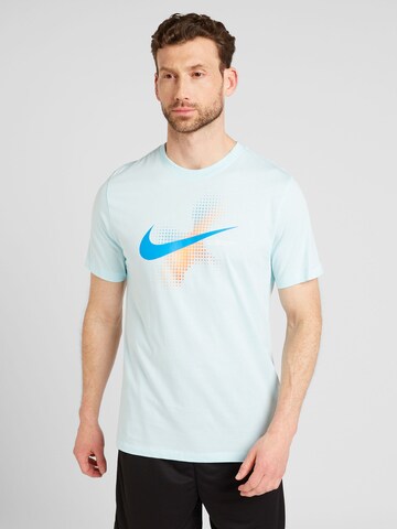 Nike Sportswear T-Shirt 'SWOOSH' in Blau: predná strana