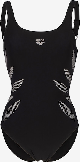 ARENA Muotoileva uimapuku 'SHAPEWEAR MILENA C-CUP' värissä harmaa / musta, Tuotenäkymä