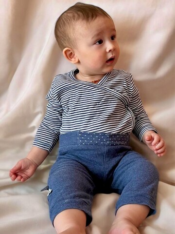 OrganicEra Romper/Bodysuit in Blue: front