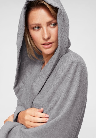 andas Long Bathrobe in Grey