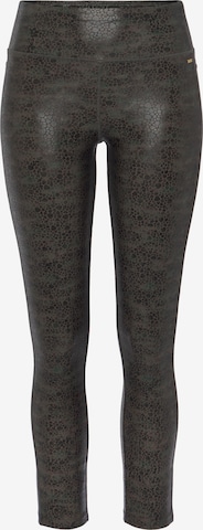 LASCANA Skinny Leggings in Green: front