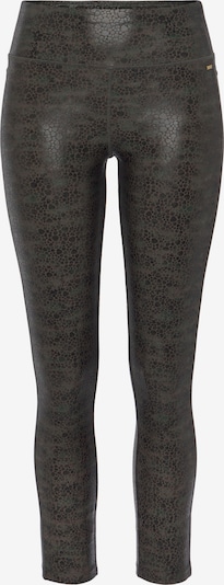 LASCANA Leggings en vert foncé / noir, Vue avec produit