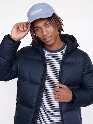 JACK & JONES Winter jacket 'JCOLEGACY' in Blue