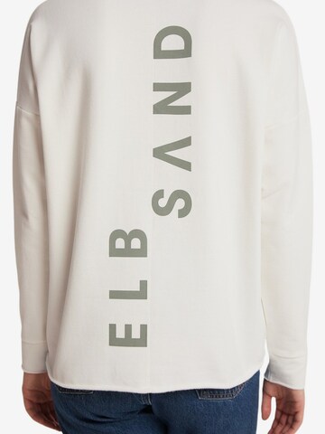 Sweat-shirt 'Riane' Elbsand en blanc