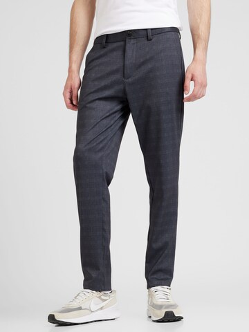 JACK & JONES Slimfit Chino hlače 'JPSTMARCO JJCOOPER' | črna barva: sprednja stran
