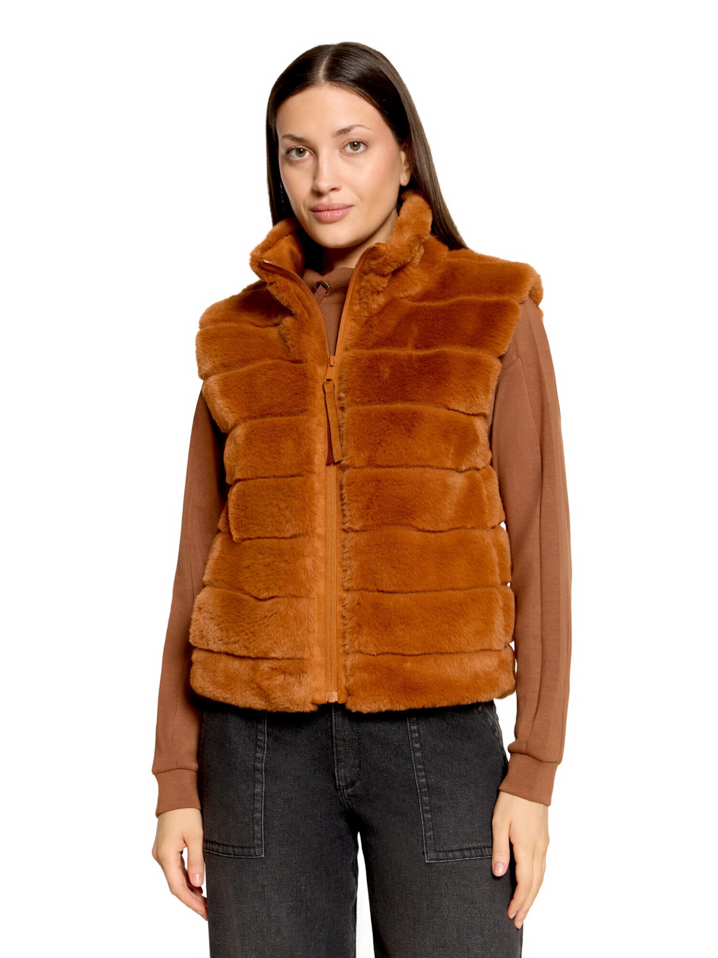 Gilet di Betty & Co in marrone: frontale