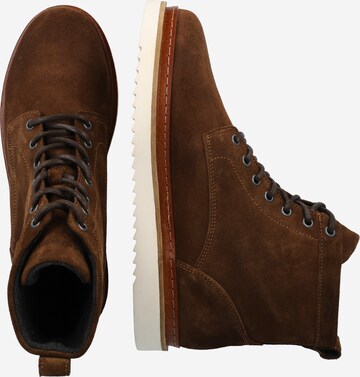 TOMMY HILFIGER Lace-Up Boots in Brown