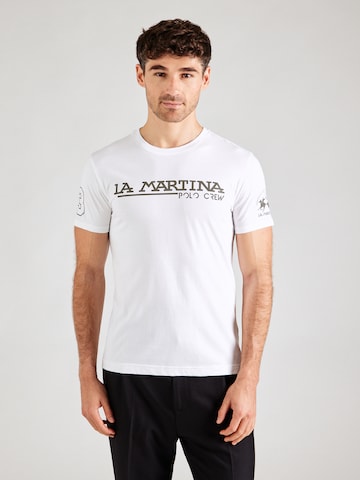 La Martina T-Shirt in Weiß