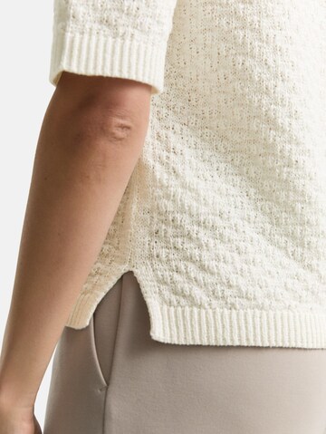 TOM TAILOR Sweater in White