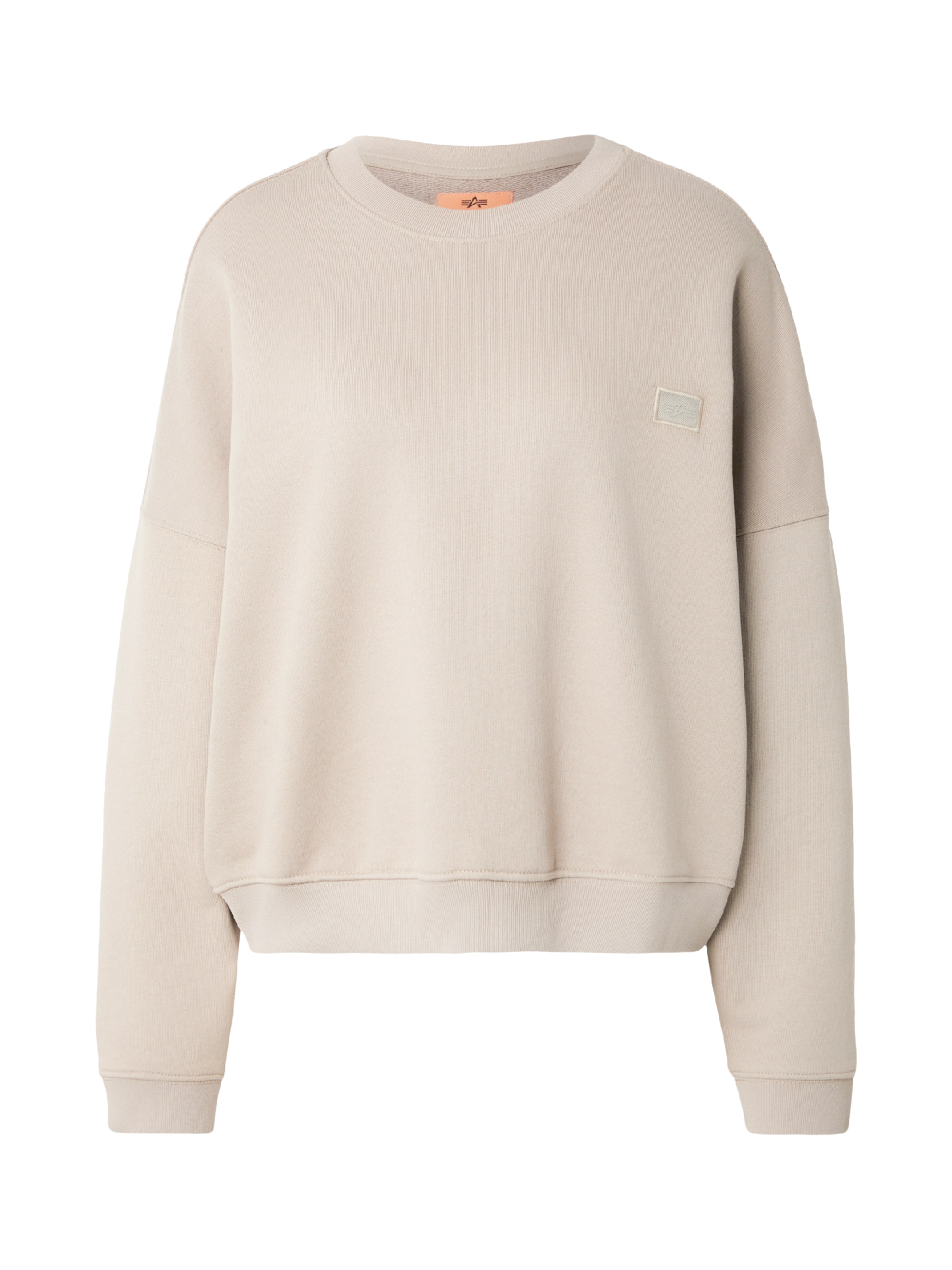 ALPHA INDUSTRIES Mikina 'Essentials' – béžová: přední strana