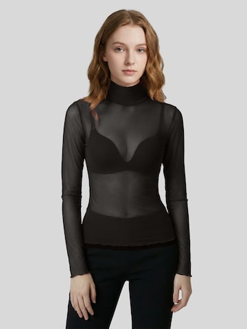 LapaPlus - Camiseta en negro: frente