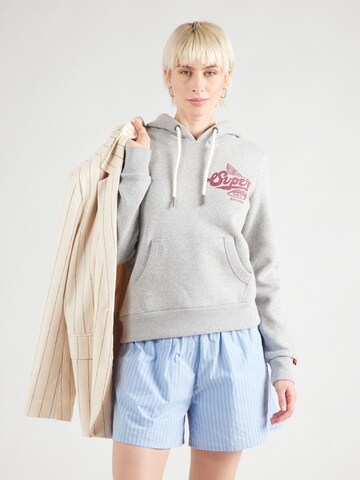 Superdry Sweatshirt in Grau: Vorderseite