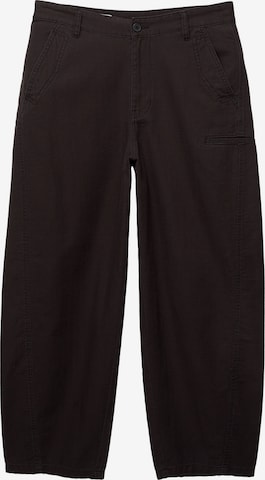 Baggy Pantalon Pull&Bear en noir : devant