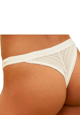 LASCANA String in White: front