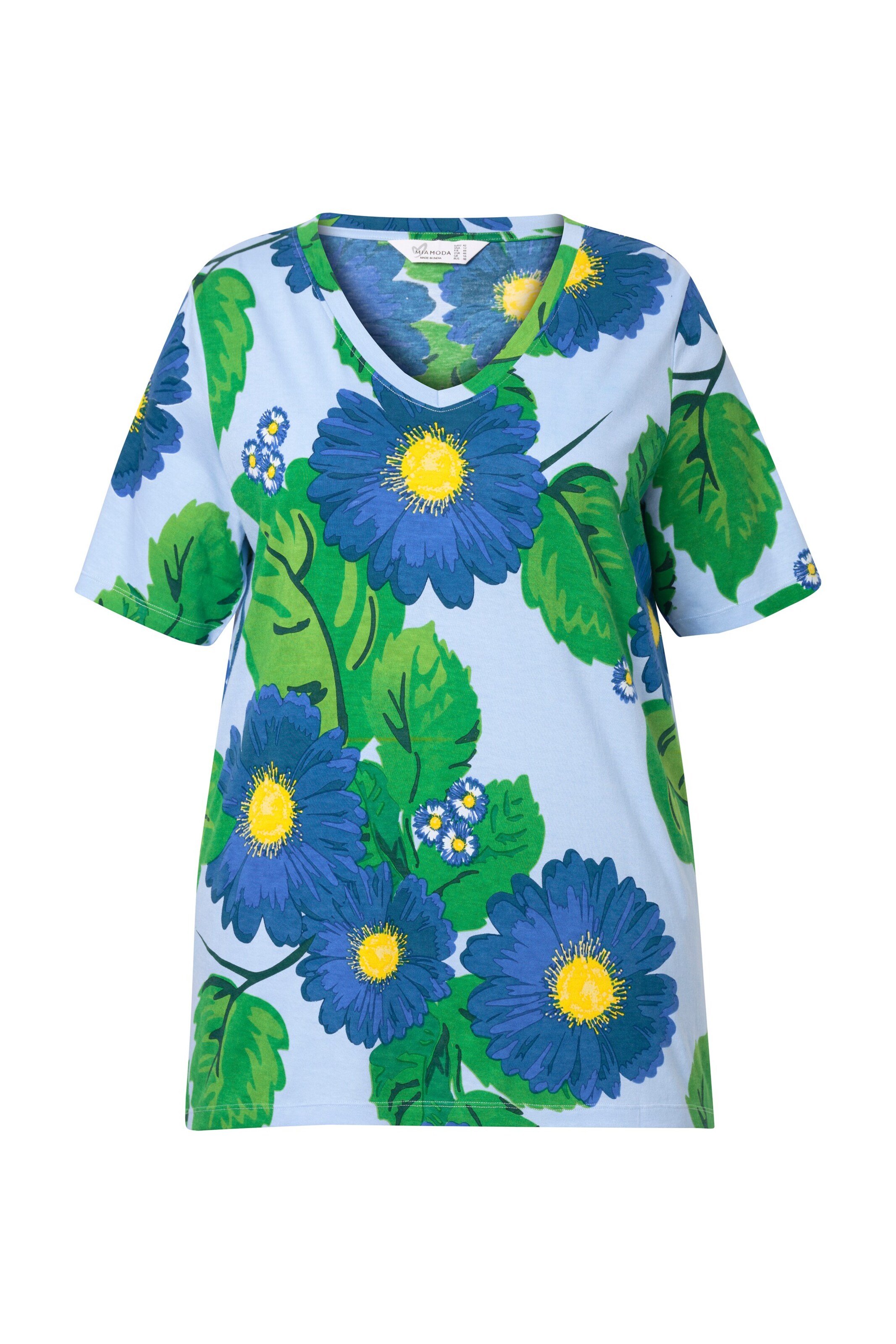 MIAMODA Shirt in Blauw: voorkant
