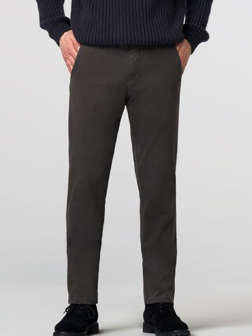 MEYER Slim fit Chino trousers 'Bonn' in Grey: front