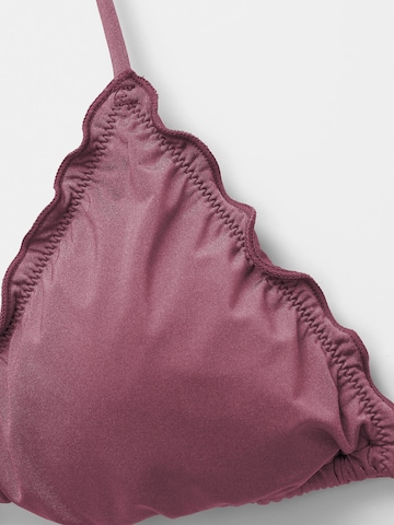 Triangolo Top per bikini di Pull&Bear in rosso